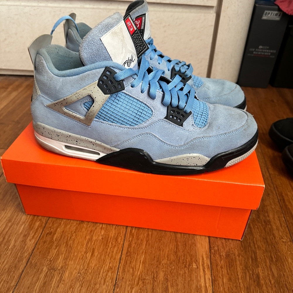 Nike Light Blue and Gray Sneakers